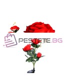 Градинска LED Соларна лампа роза